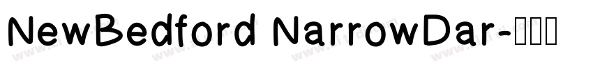 NewBedford NarrowDar字体转换